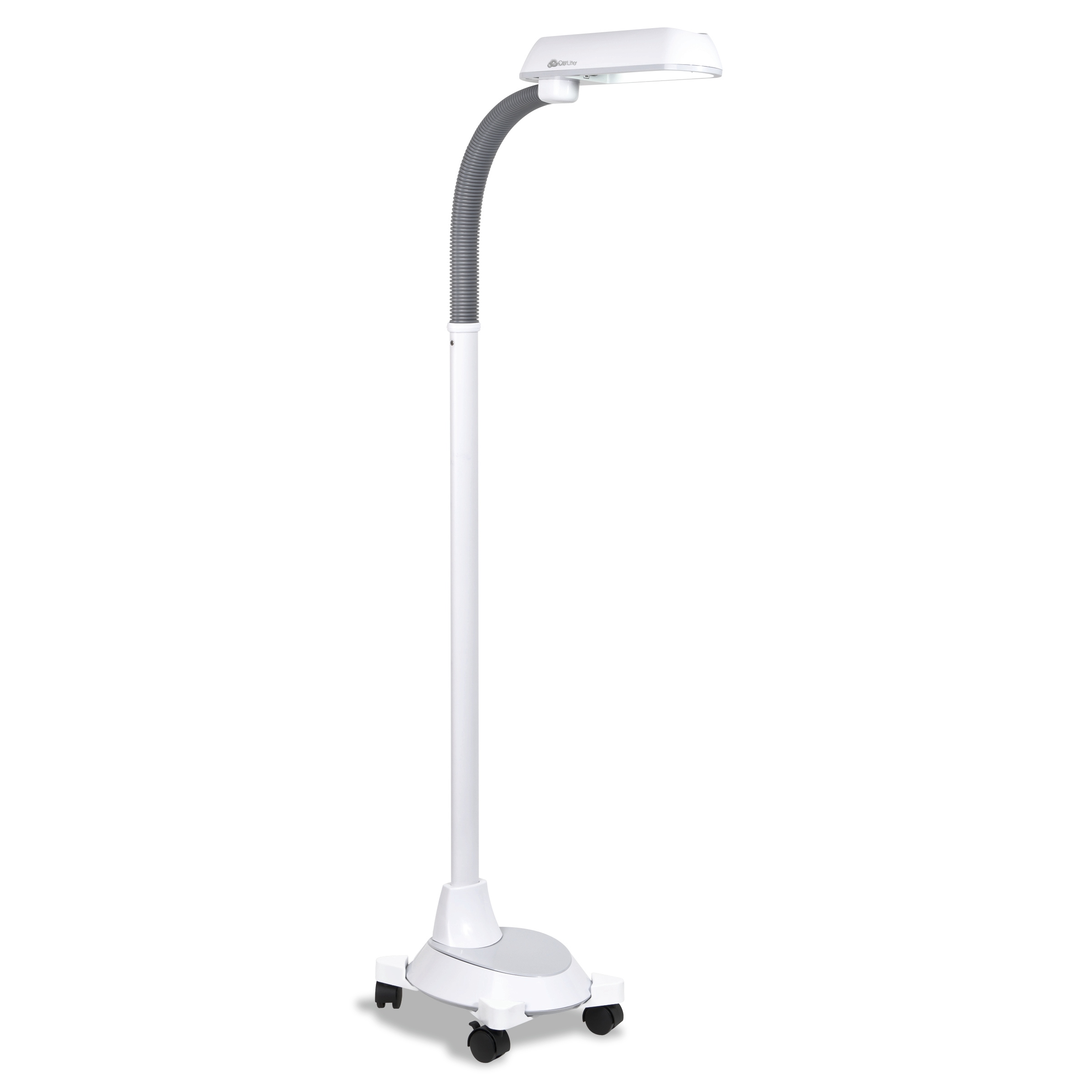 OttLite Floor Lamp with Wheelbase, White - Bed Bath & Beyond - 31243849